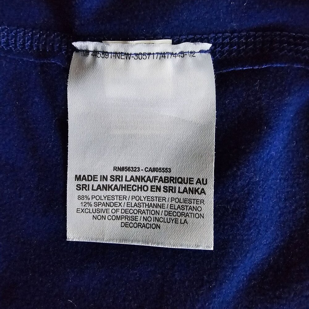 Nike Pro Women's Blue Hyperwarm Nordic Court Half-Zip Training Shirt Size Small - Picture 7 of 11